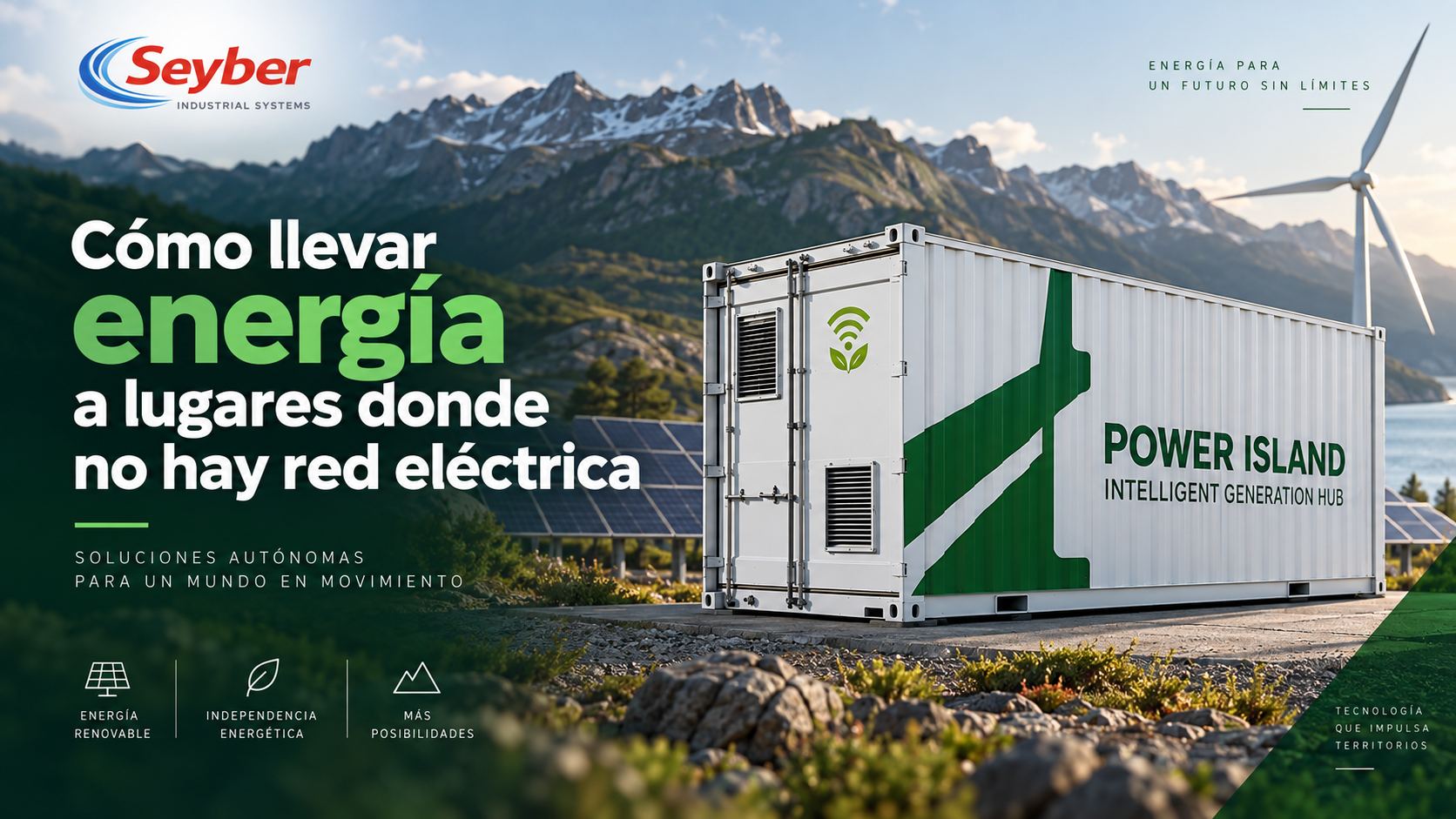 Cómo llevar energía a lugares donde no hay red eléctrica