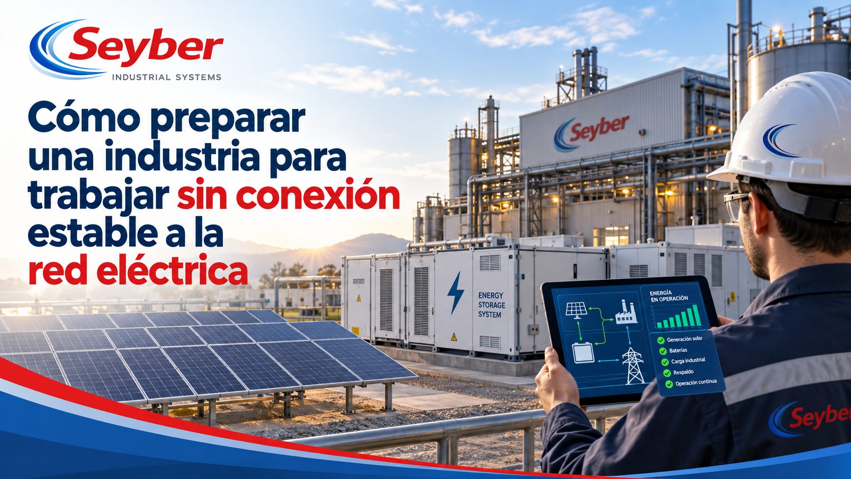Cómo preparar una industria para trabajar sin conexión estable a la red eléctrica